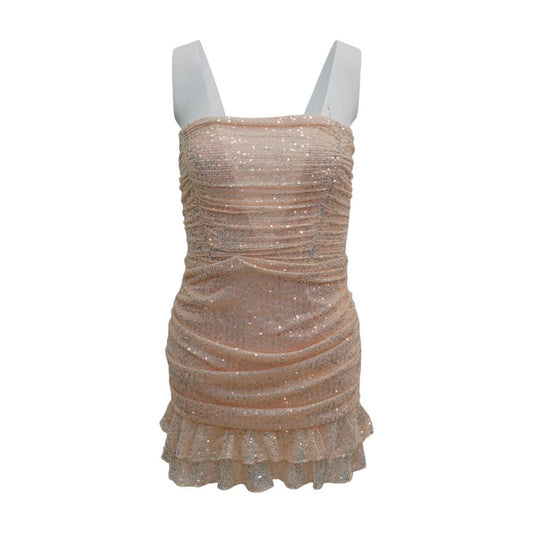 Peach Misc Mini Dress