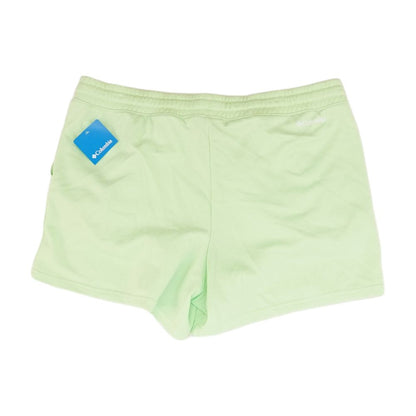 Neon Green Solid Active Shorts