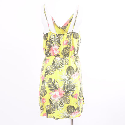 Yellow Floral Mini Dress