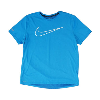 Blue Solid Active T-Shirt