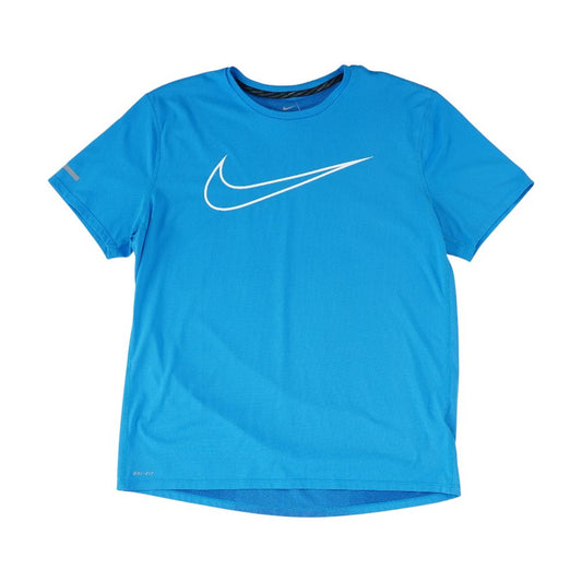 Blue Solid Active T-Shirt