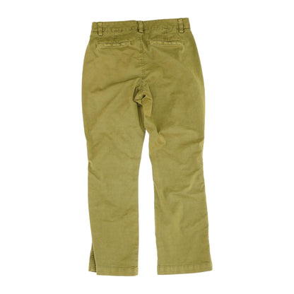 Olive Solid Khaki Pants