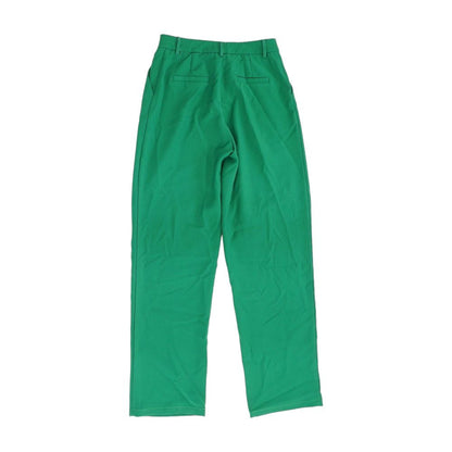 12 Green Solid Pants