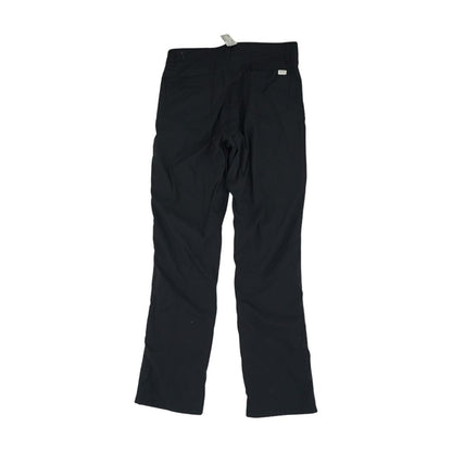 Black Solid Cargo Pants