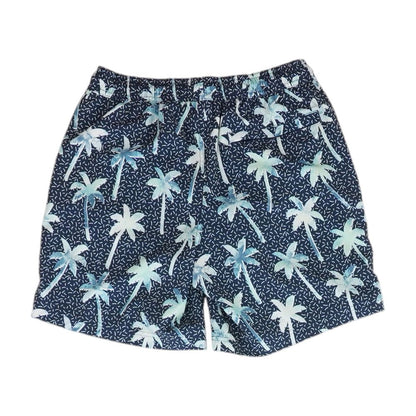 Navy Tropical Swim Shorts