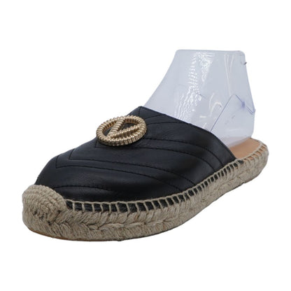 Black Espadrille Flats