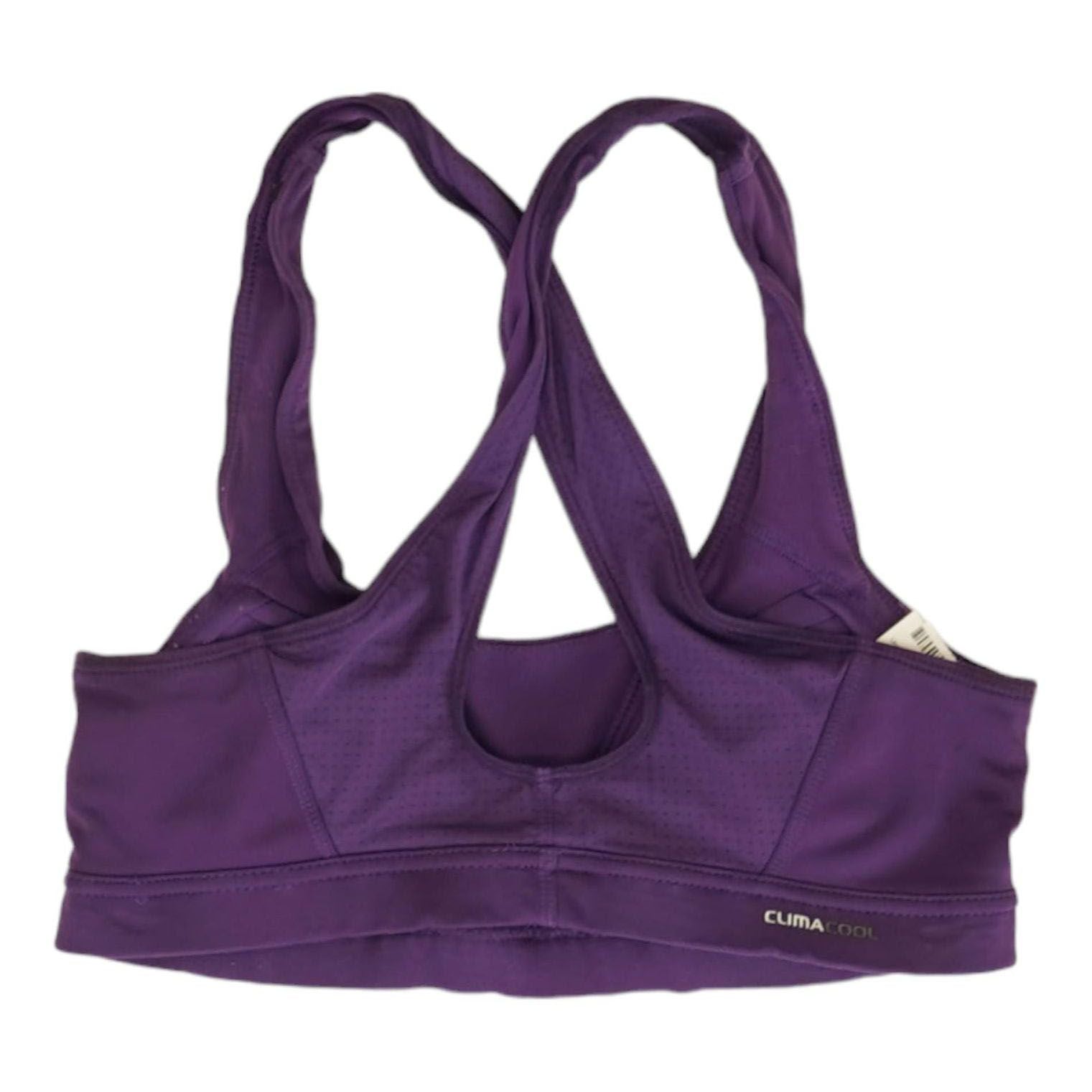 Purple Solid Sports Bra – Unclaimed Baggage