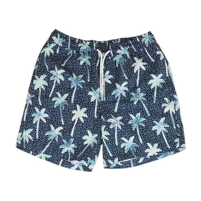 Navy Tropical Swim Shorts