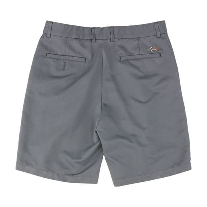 Charcoal Solid Chino Shorts