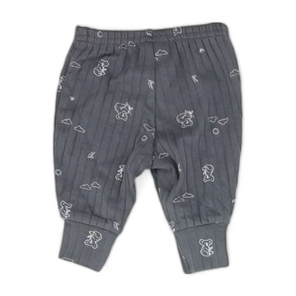 Gray Animal Pant Set