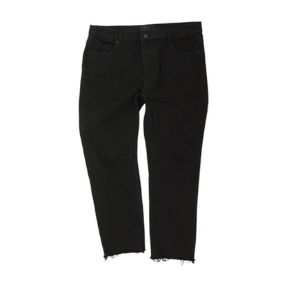 Black Solid Jeans