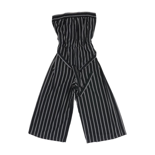 Black Striped Jumpsuit