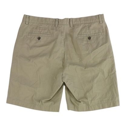 Khaki Solid Chino Shorts