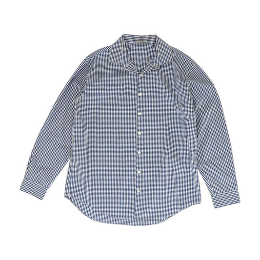 Blue Check Long Sleeve Button Down