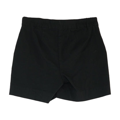 Black Solid Chino Shorts