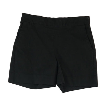 Black Solid Chino Shorts