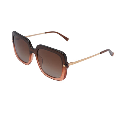 Brown Sandra Square Sunglasses