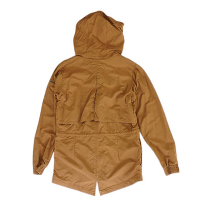 Brown Solid Lightweight Jacket