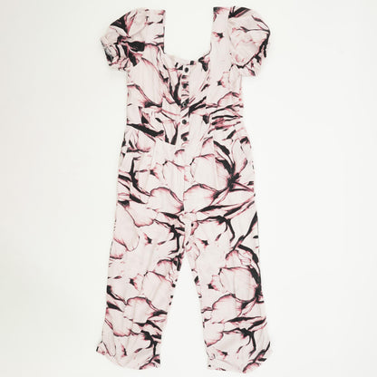 Pink Graphic Jumpsuit