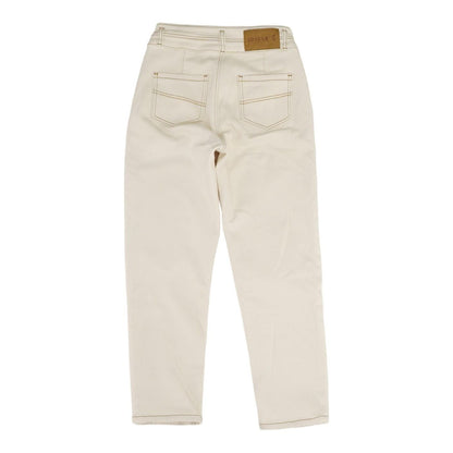 Ivory Solid Jeans