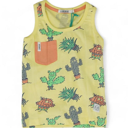 Yellow Graphic Tank