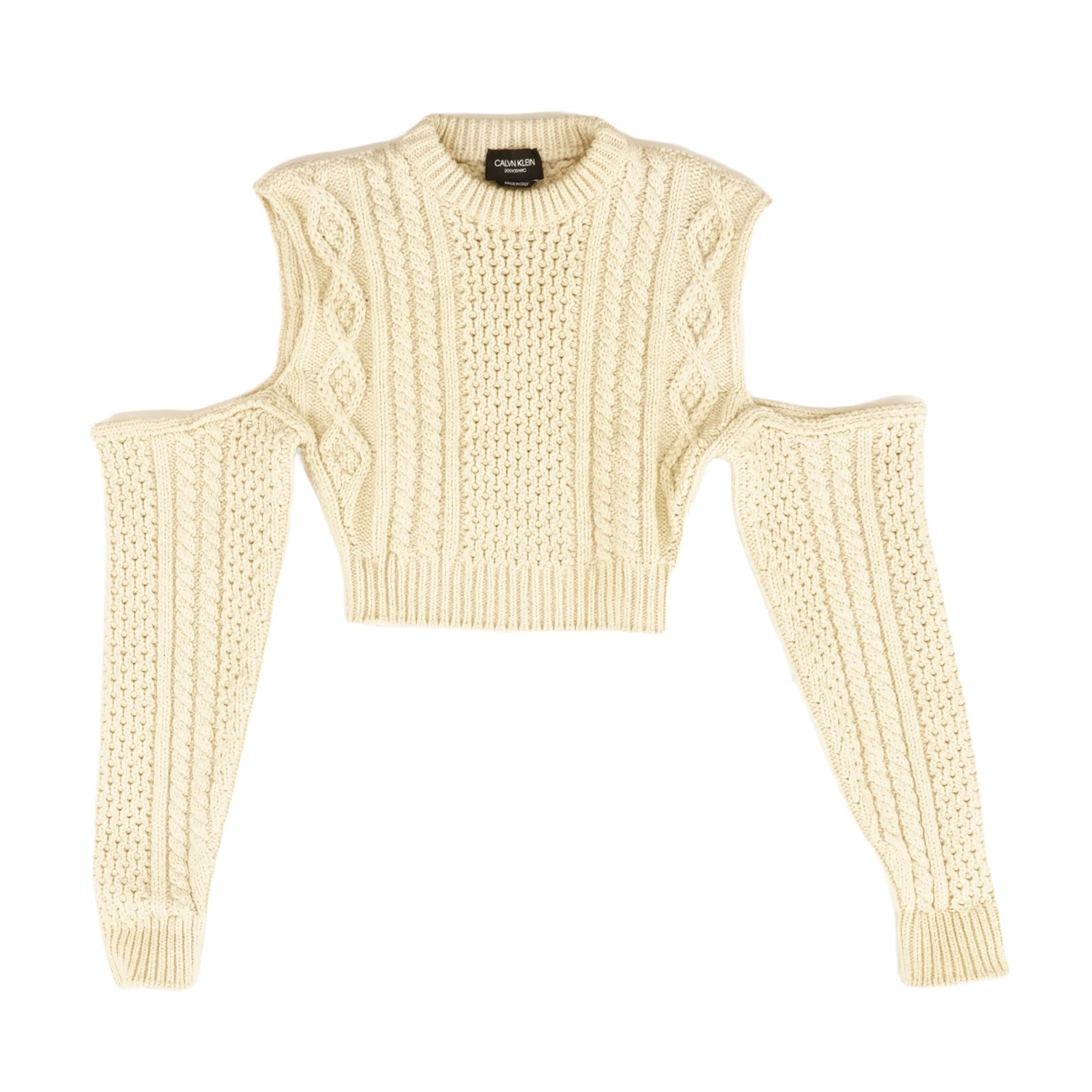 Calvin klein deals gold sweater