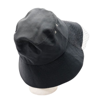 Teddy-D Large Brim Bucket Hat with Veil