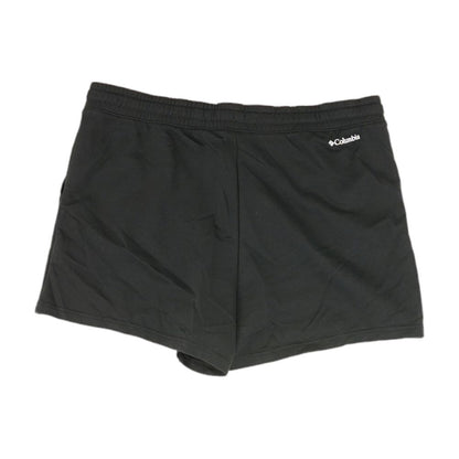 Black Solid Active Shorts