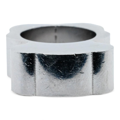 Silver Tone Bear Motif Band