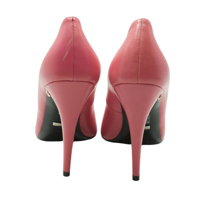 Malaga Rhodamine Pink Leather Heel