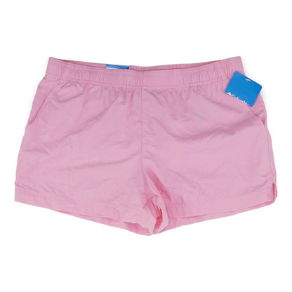 Pink Solid Active Shorts