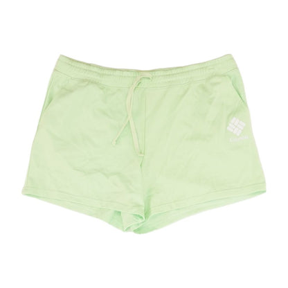 Neon Green Solid Active Shorts