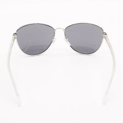 Peyton Black Round Mirrored Lens Sunglasses