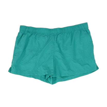 Turquoise Solid Active Shorts