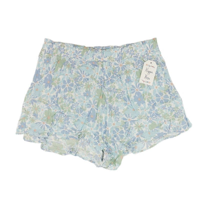 Blue Floral Shorts