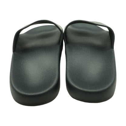 Check Slides Black Casual Slide Sandals