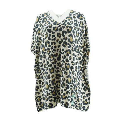 Ivory Animal Print Cover-Up