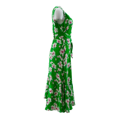 Green Floral Maxi Dress