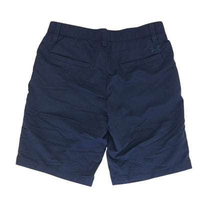 Navy Solid Active Shorts