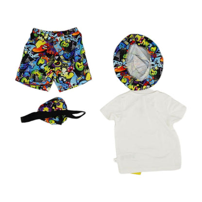 Multi Graphic Short Set