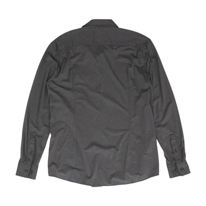 Gray Misc Long Sleeve Button Down