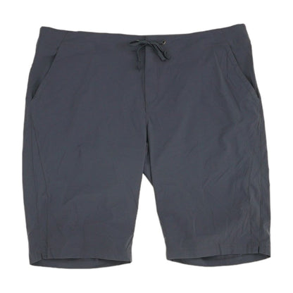 Blue Solid Active Shorts