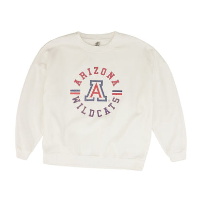 White Solid Sweatshirt