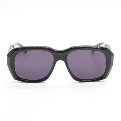 Black XXL Geometric Square Sunglasses