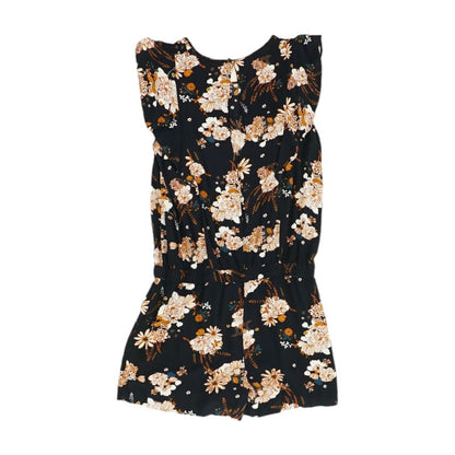 Navy Floral Romper