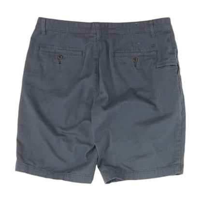 Navy Solid Chino Shorts