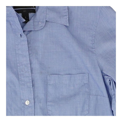 Blue Solid Button Down