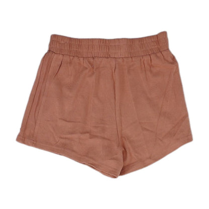 Peach Solid Shorts