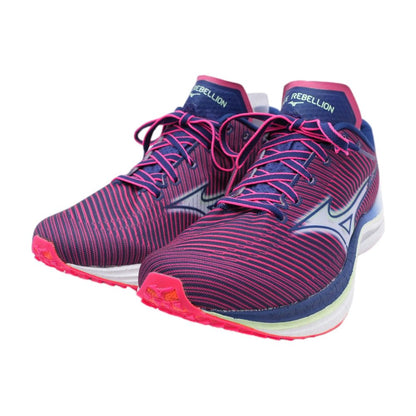 Wave Rebellion Blue Low Top Athletic Shoes