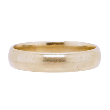 14K White Gold Polished Comfort Fit Band